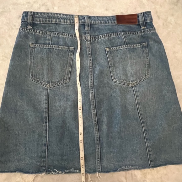 All Saints Jean Mini Skirt - Picture 4 of 6